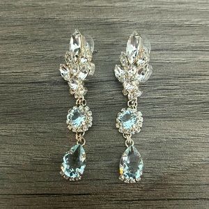 Aquamarine Teardrop Earrings